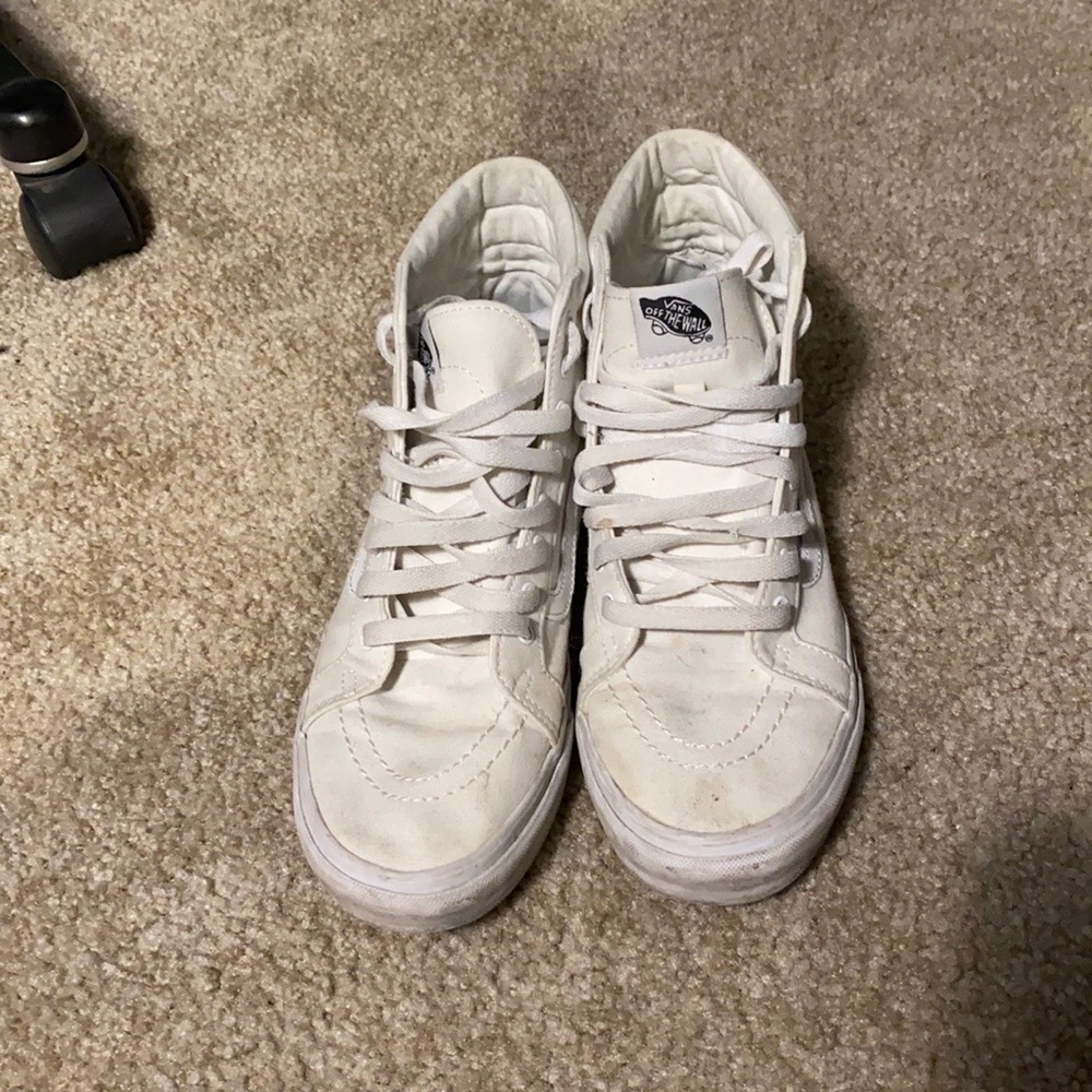 White vans sk8 hi